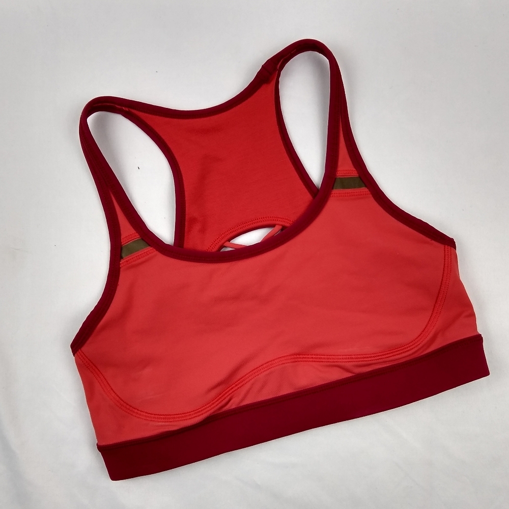 Lululemon Strappy Cut Out Racerback Sports Bra